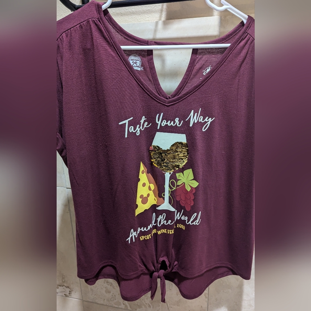 Disney's Food and Wine Shirt